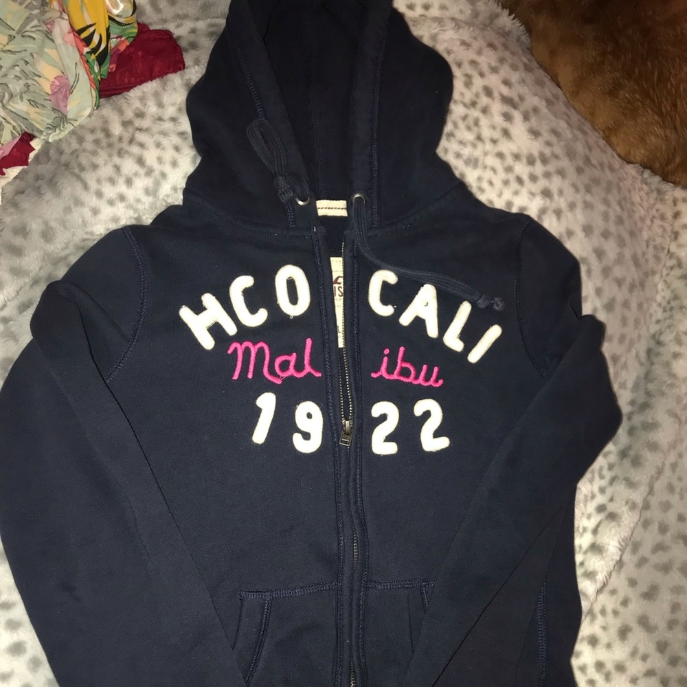 Hollister zip up hoodie